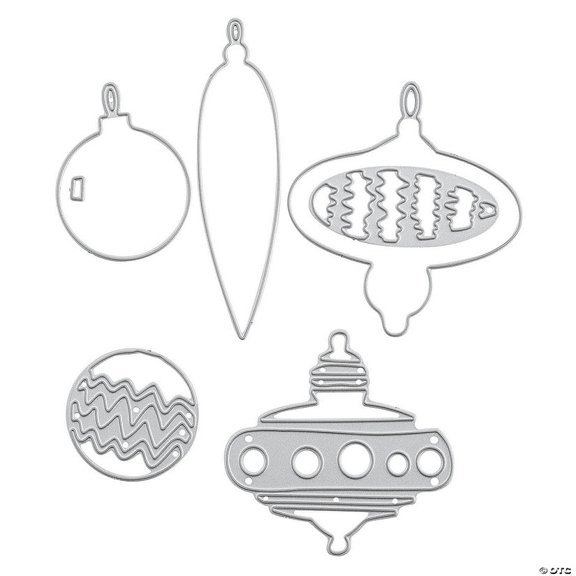 Christmas Ornament Cutting Dies - 5 Pc. Image