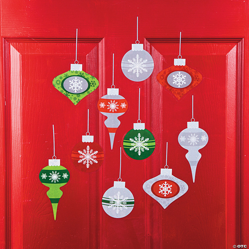 Christmas Ornament Window Clings Discontinued