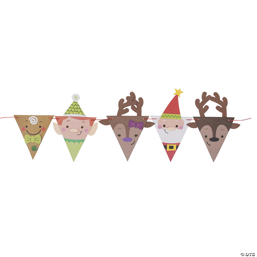 Christmas Pennant Banner Craft Kit - Discontinued