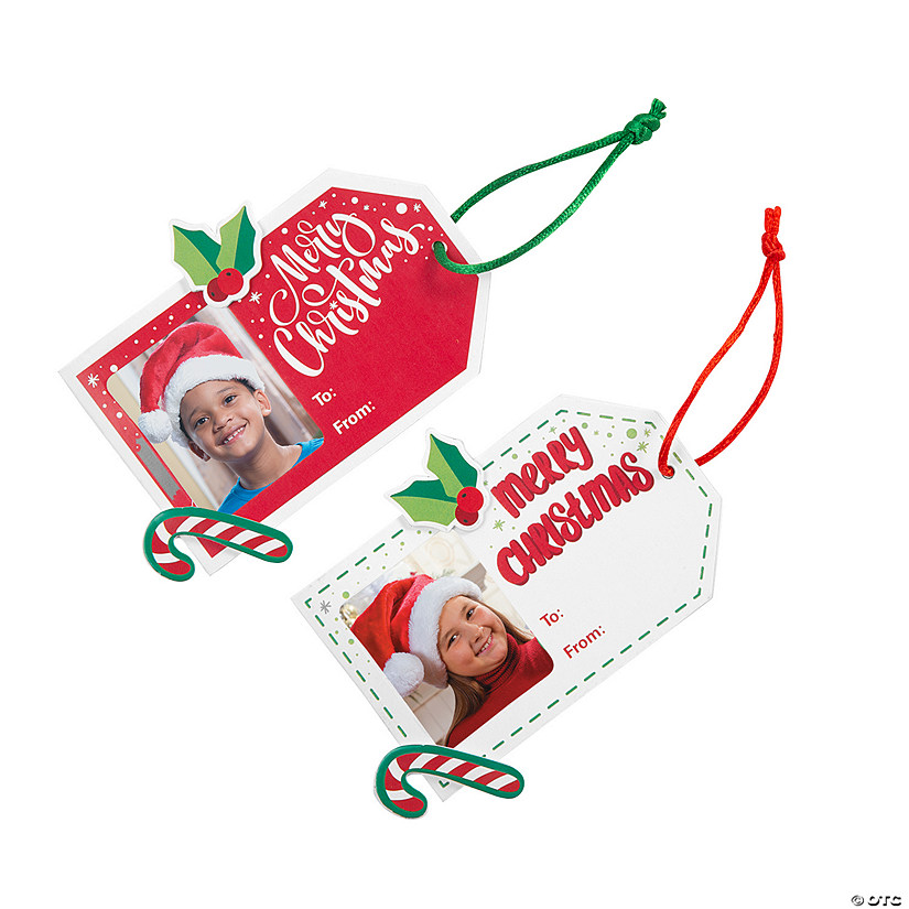 Christmas Picture Frame Gift Tag Craft Kit - Makes 12 Image