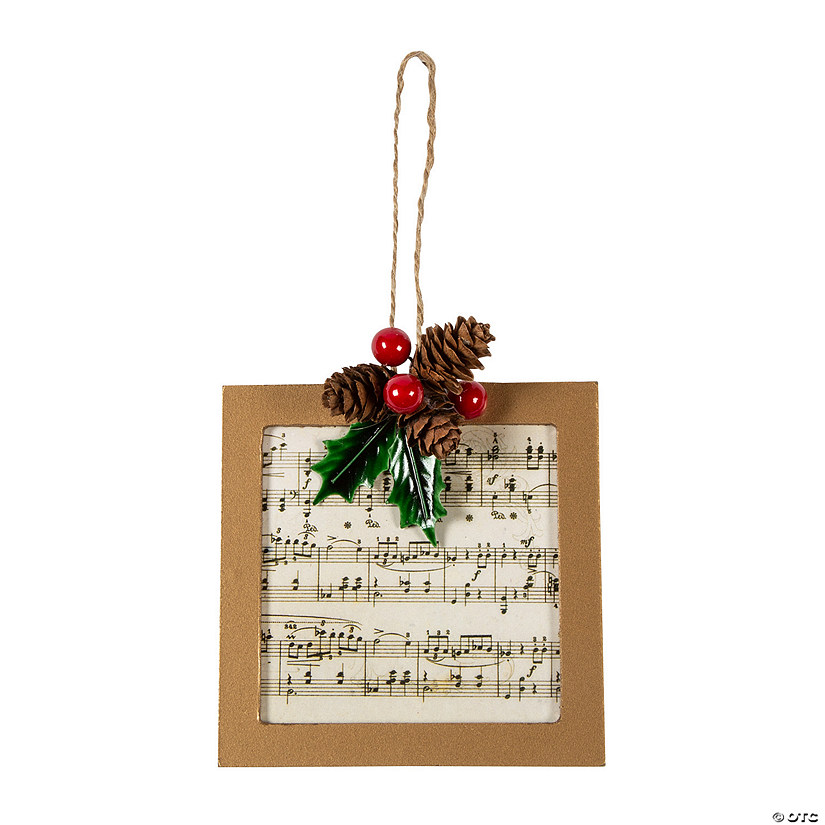 Christmas Sheet Music Ornament Craft Kit - 3 Pc. Image
