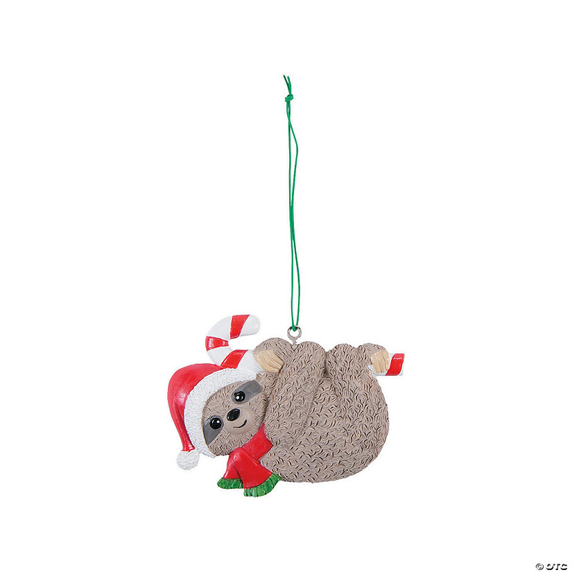 stuffed christmas sloth