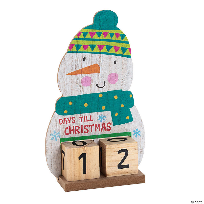 Christmas Snowman Advent Calendar Image