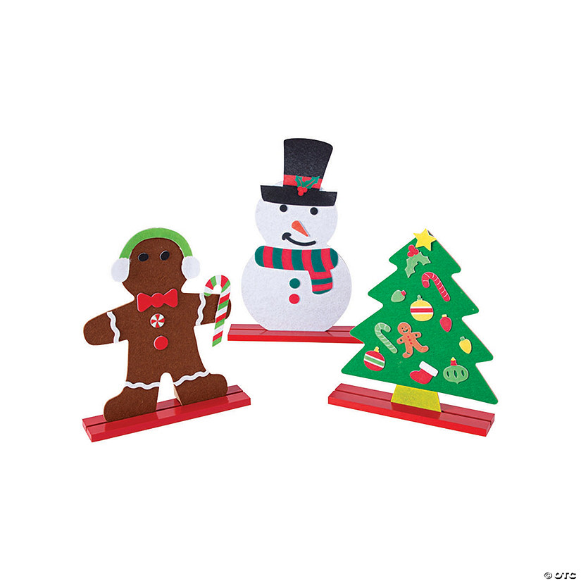 Christmas Stand-Up Activity Kits with Stickers - 3 Pc. Image