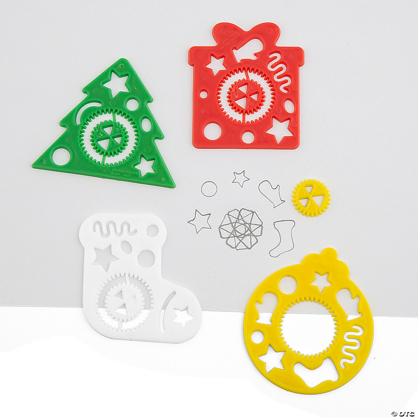 Christmas Stencils - 24 Pc. Image