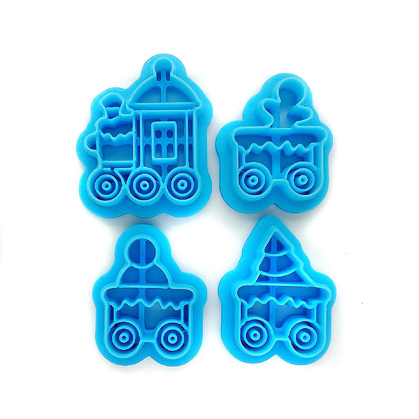 Christmas Train Clay Cutters Set, 4 pc Image