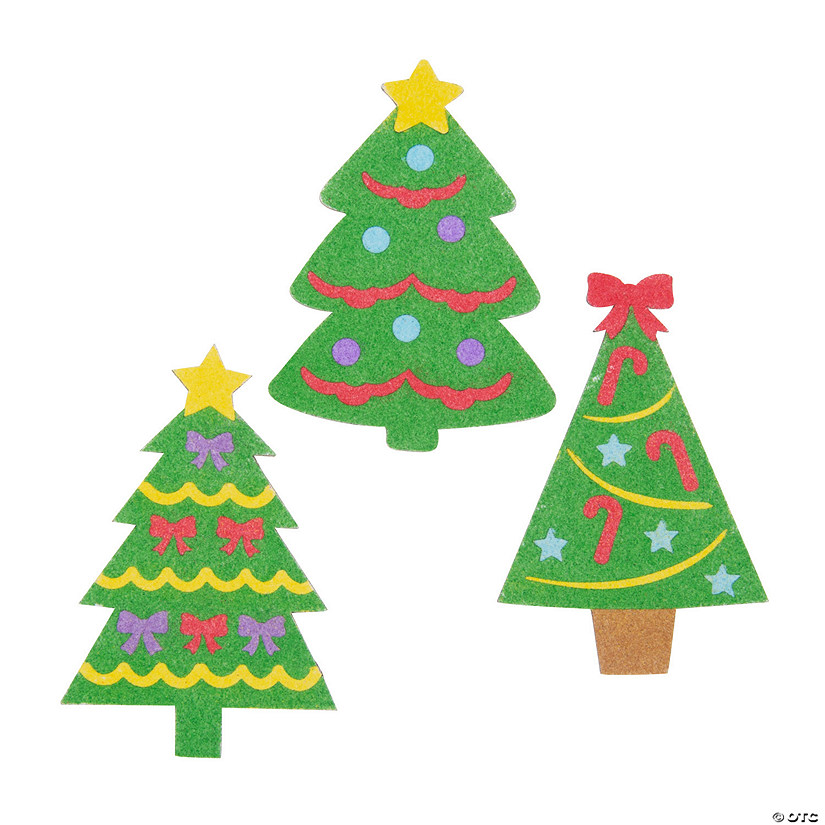 Christmas Tree Sand Art Pictures - 12 Pc. Image