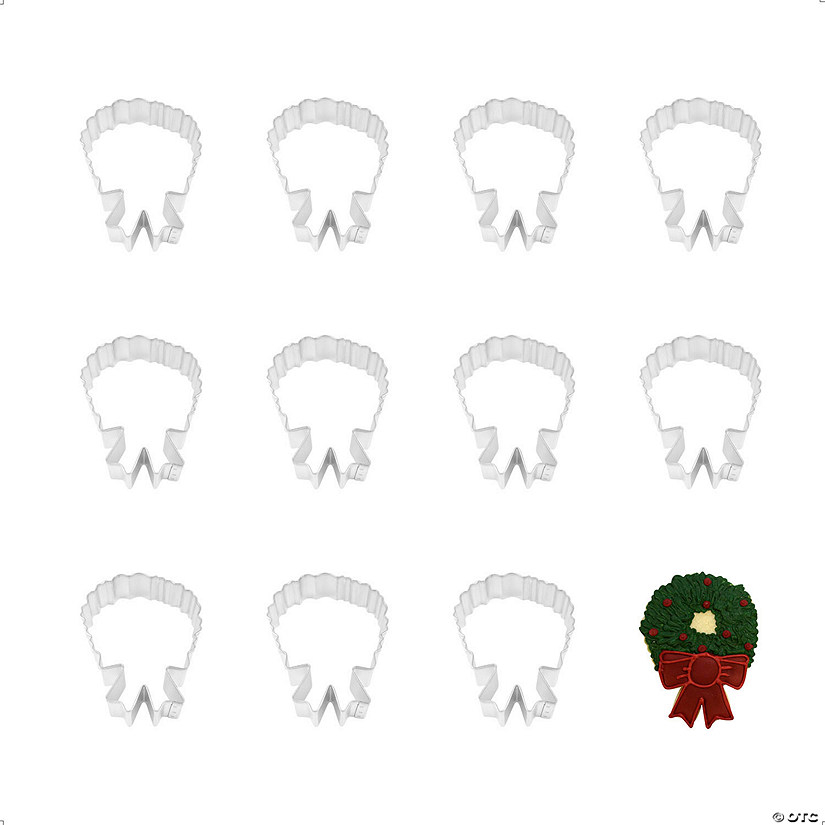 Christmas Wreath 4" Cookie Cutters Image