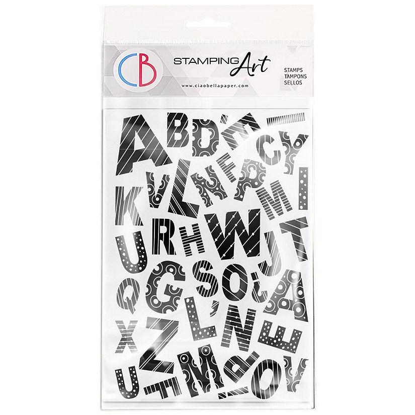 Ciao Bella Clear Stamp Set 4x6 Baby Alphabet Image