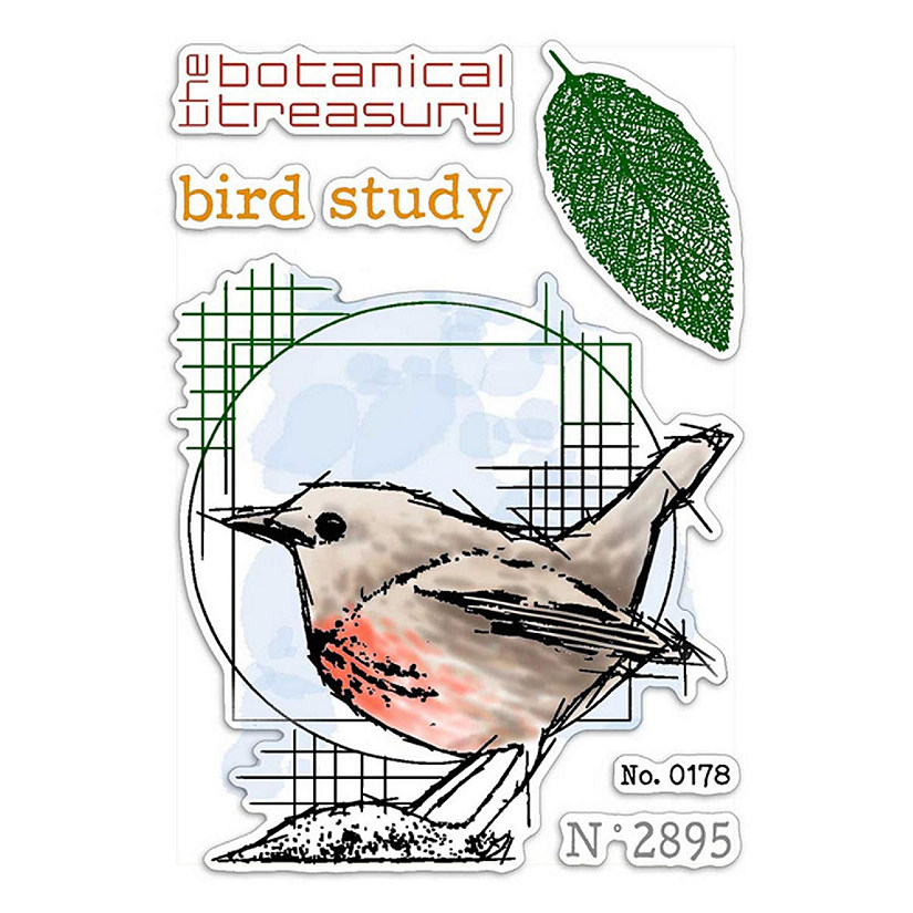 Ciao Bella Clear Stamp Set 4X6 Bird Study Image