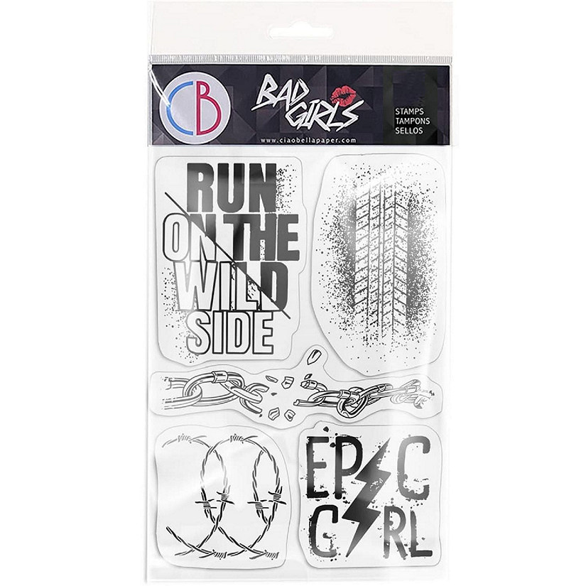 Ciao Bella Clear Stamp Set 4x6 Epic Girl Image