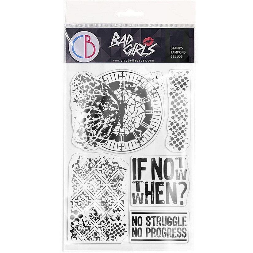 Ciao Bella Clear Stamp Set 4x6 If Not Now When Image