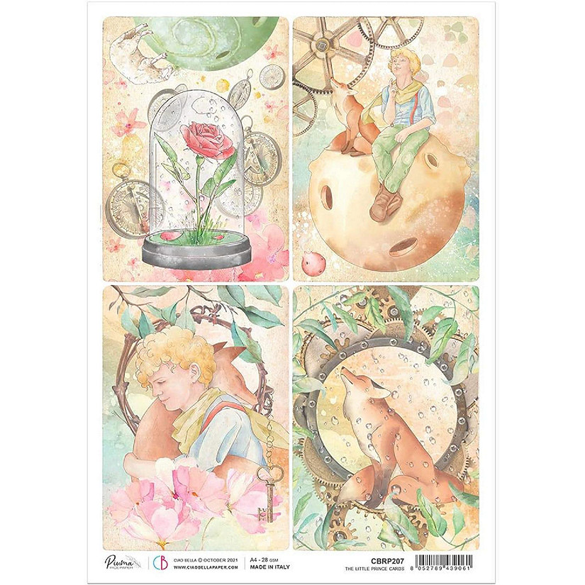 Ciao Bella Rice Paper A4 The Little Prince Cards Image