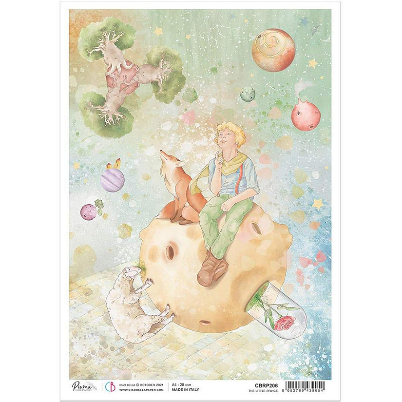Ciao Bella Rice Paper A4 The Little Prince Image
