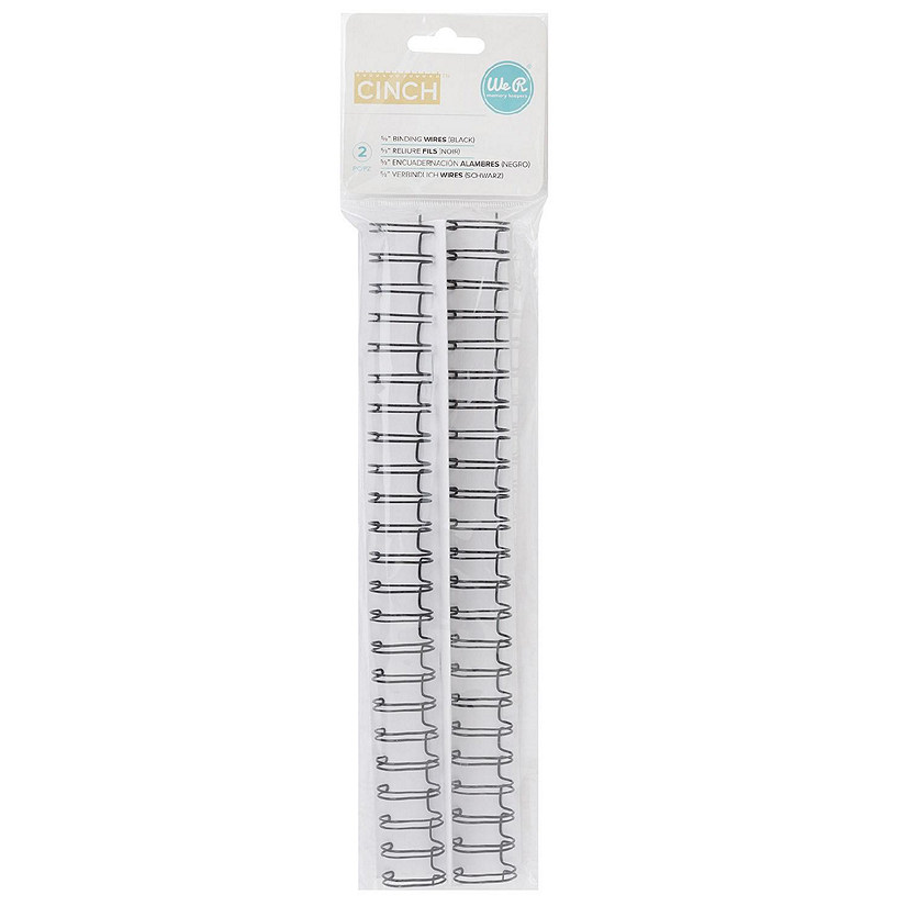 Cinch Wires .625" 2/Pkg-Black Image