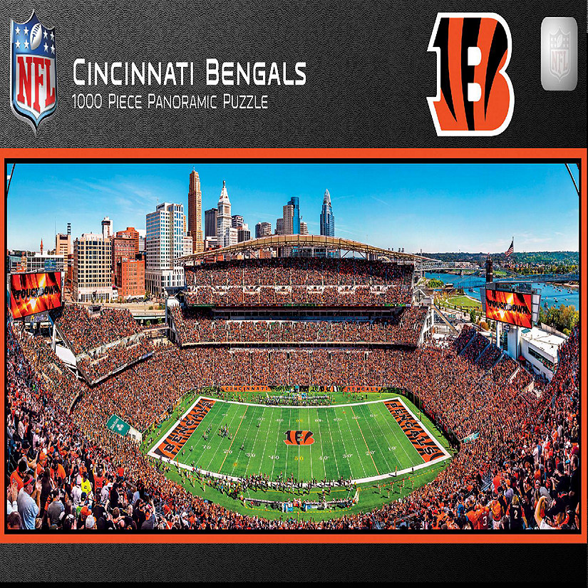 Cincinnati Bengals - 1000 Piece Panoramic Jigsaw Puzzle Image