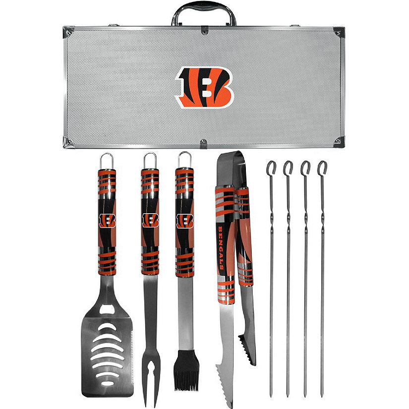 Cincinnati Bengals 8 PC Tailgater BBQ Set