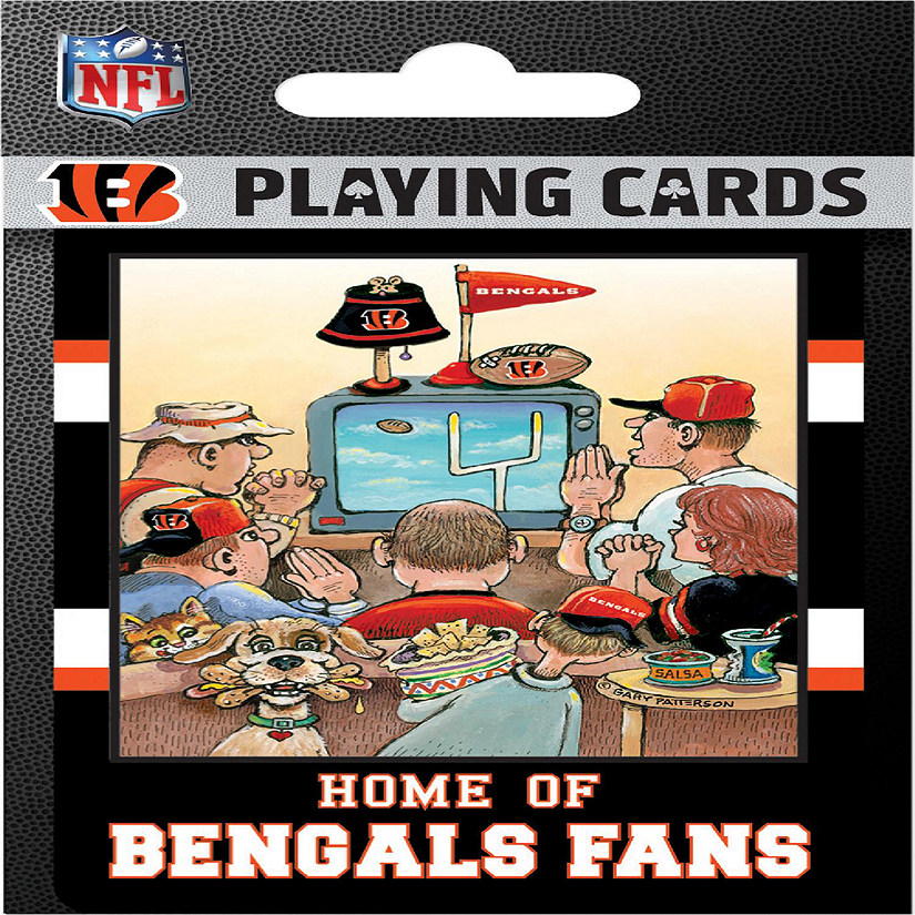 Cincinnati Bengals Fan Deck Playing Cards - 54 Card Deck Image