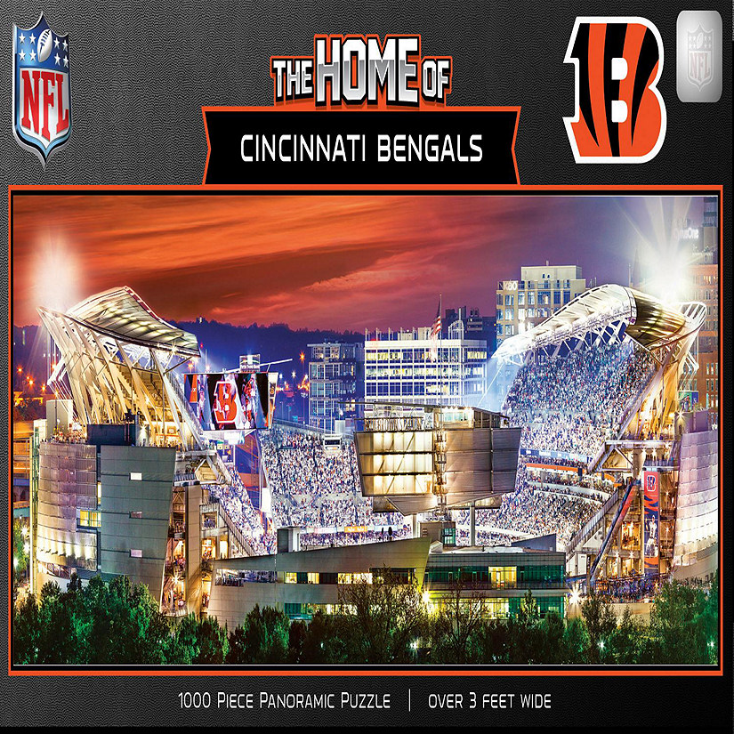 Cincinnati Bengals - Stadium View 1000 Piece Panoramic Jigsaw Puzzle Image