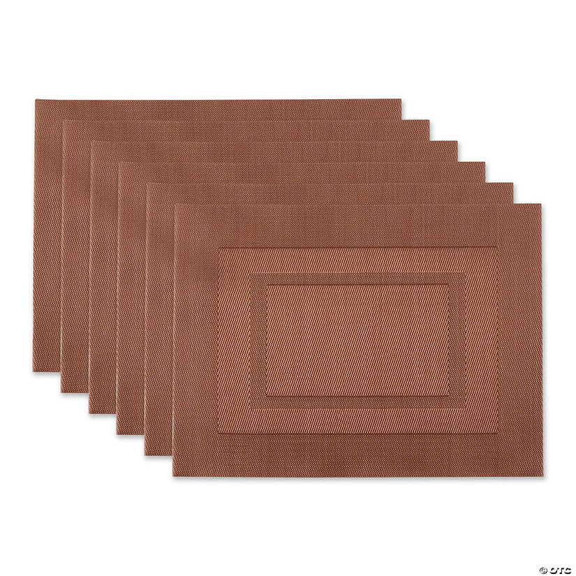 Cinnamon  Pvc Doubleframe Placemat 6 Piece Image