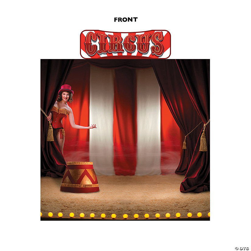 Circus Backdrop Stand-Up Image