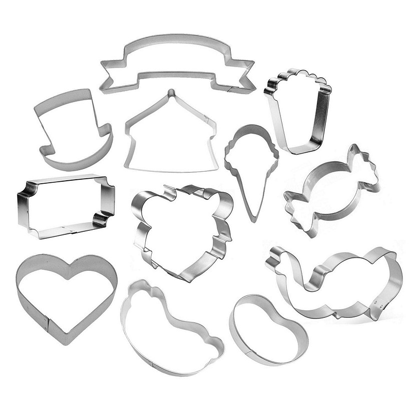 Circus Carnival 12 Piece Cookie Cutter Set Image