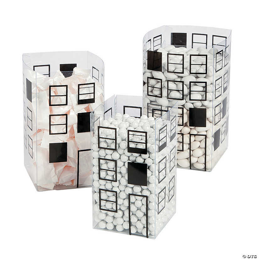 Cityscape Candy Buckets - 6 Pc. Image