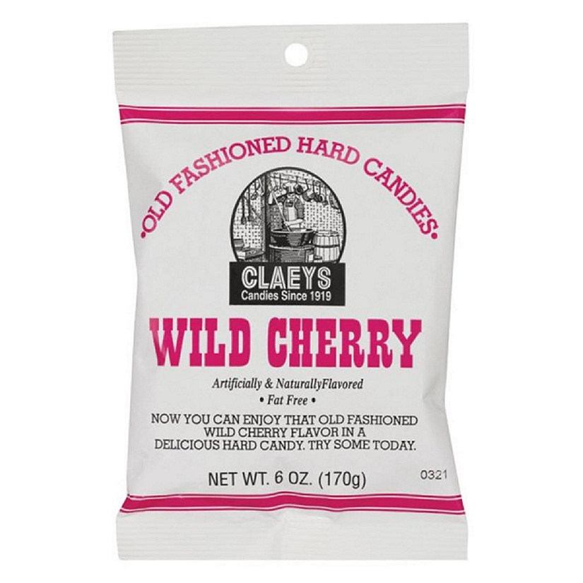 Claeys Candies 651 Wild Cherry Hard Candy  6 oz Image
