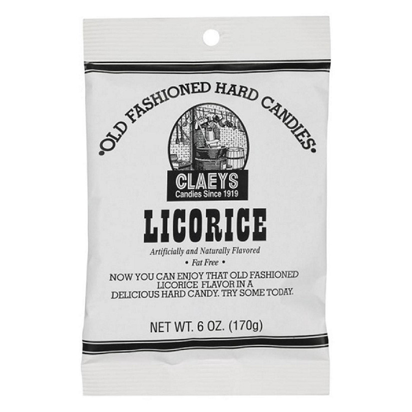 Claeys Candies 671 Licorice Hard Candy  6 oz Image