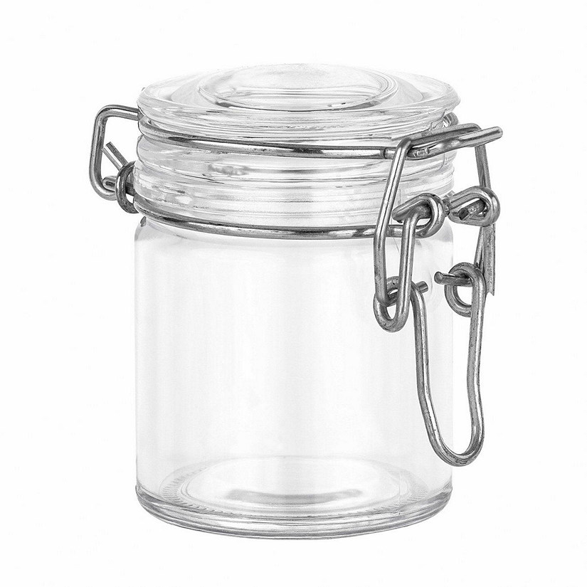 Clamp Jar Shaped Acrylic Candy Boxes 12 Pack 1.72"X2.4" Image