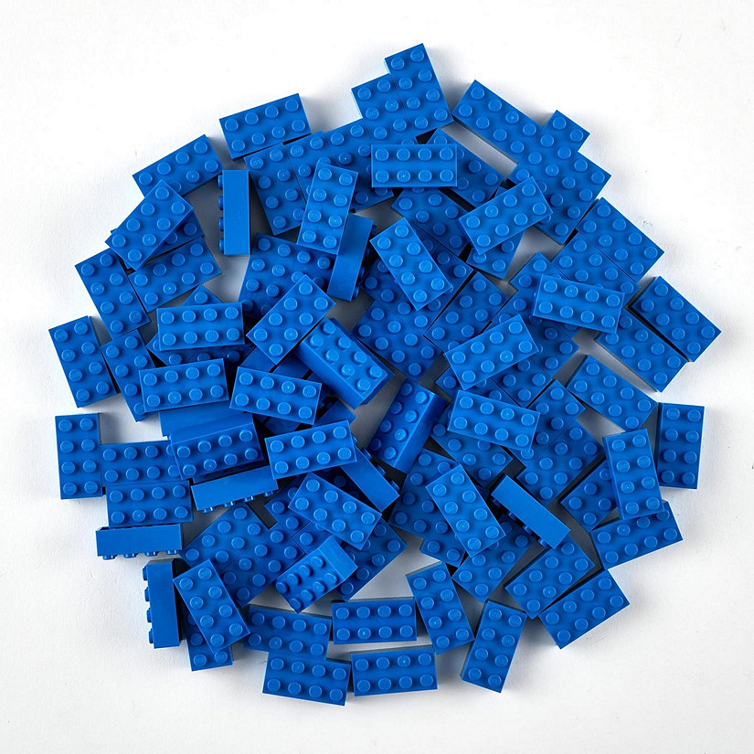 Classic Bricks Starter Kit, Blue, 96 Pieces, 2x4 Studs, 100% Compatible with All Major Brick Brands Image