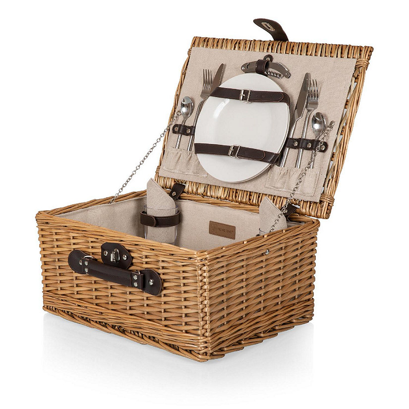 Classic Picnic Basket - Beige Canvas Image