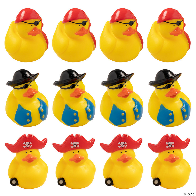 Classic Pirate Rubber Ducks 12 Pc. Oriental Trading