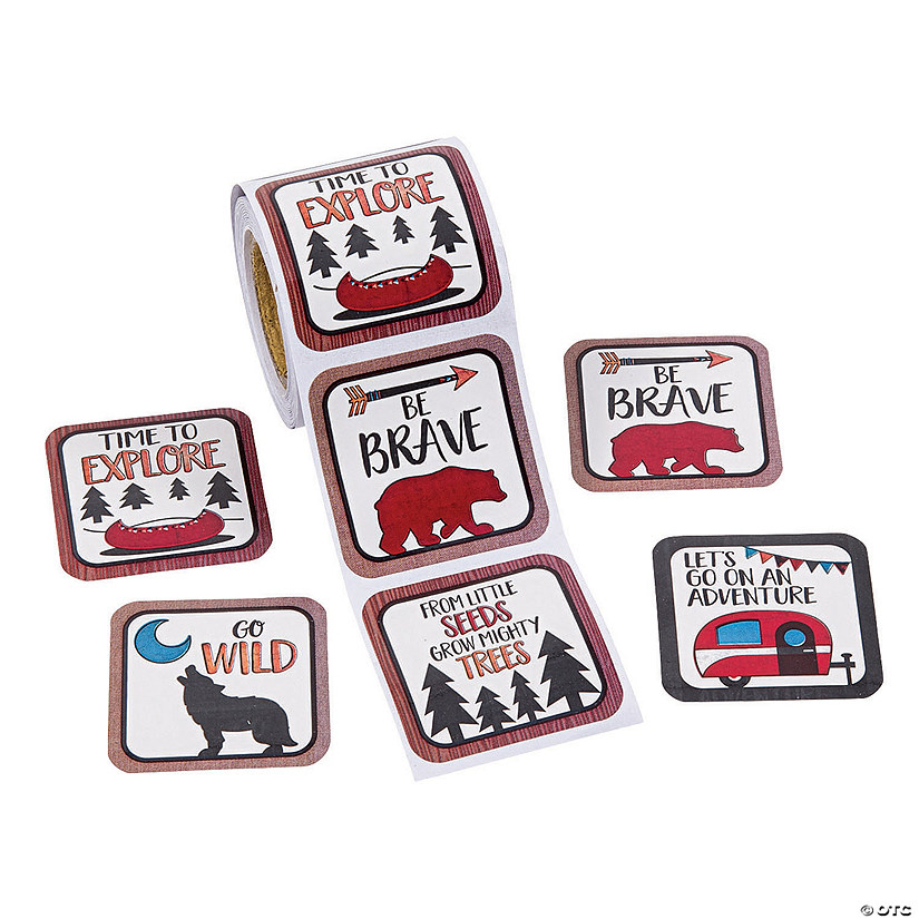Classroom Adventure Sticker Roll - 100 Pc. Image