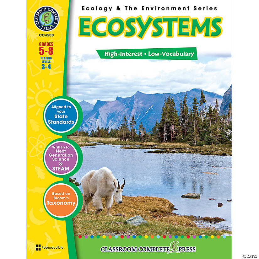 Classroom Complete Press Ecosystems Resource Book, Grade 5-8 Image