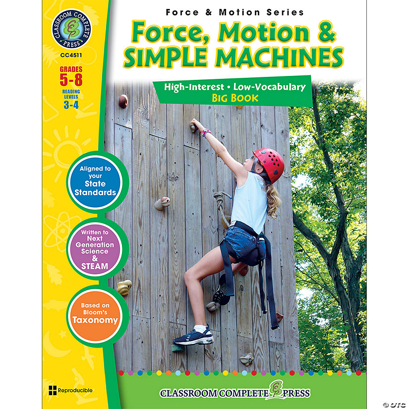 Classroom Complete Press Force Motion Simple Machines Big Book Image