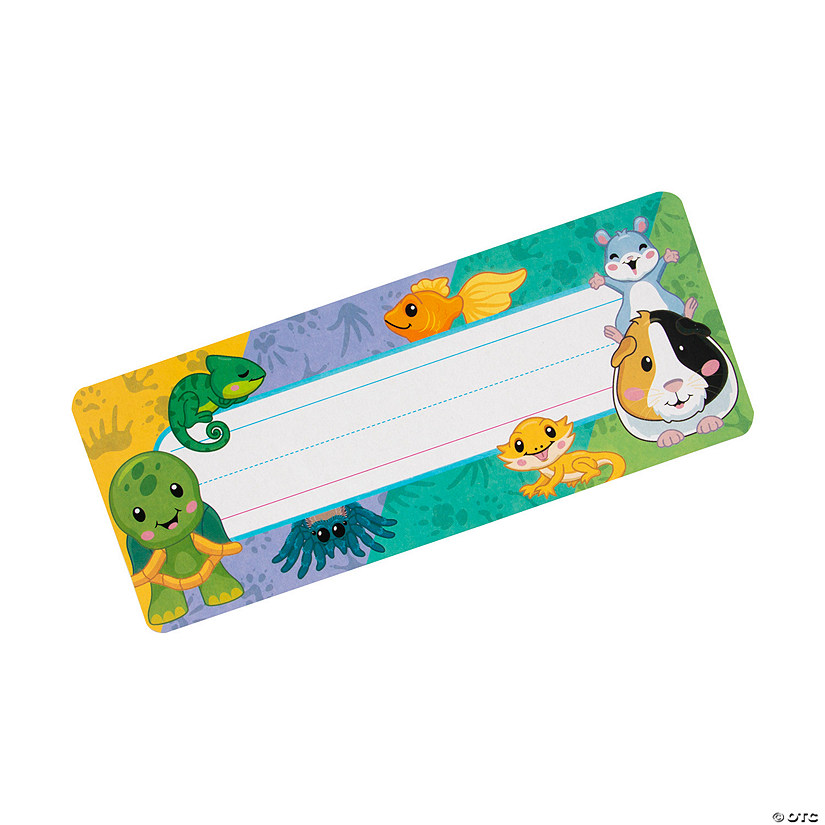 Classroom Pets Desk Plates - 24 Pc. Image