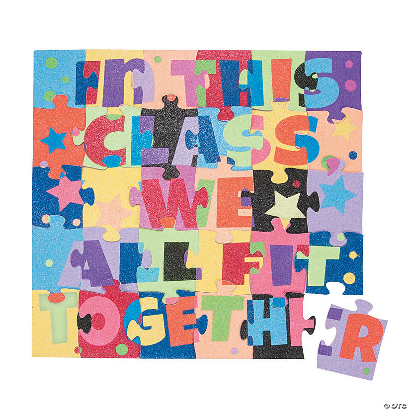 Classroom Sand Art Puzzle Project Image