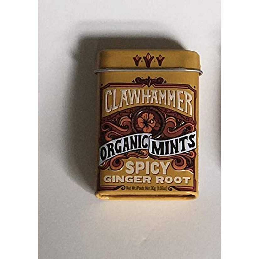 Clawhammer Mints Ginger Root Case of 121.07 OZ Oriental Trading