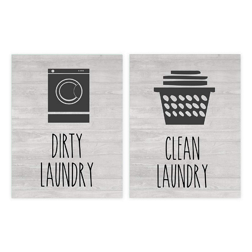 Clean vs Dirty Laundry 8.5x11in 2-Pack Image