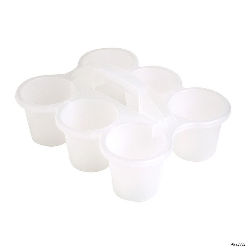 Clear 6-Cup Storage Caddies - 6 Pc. Image
