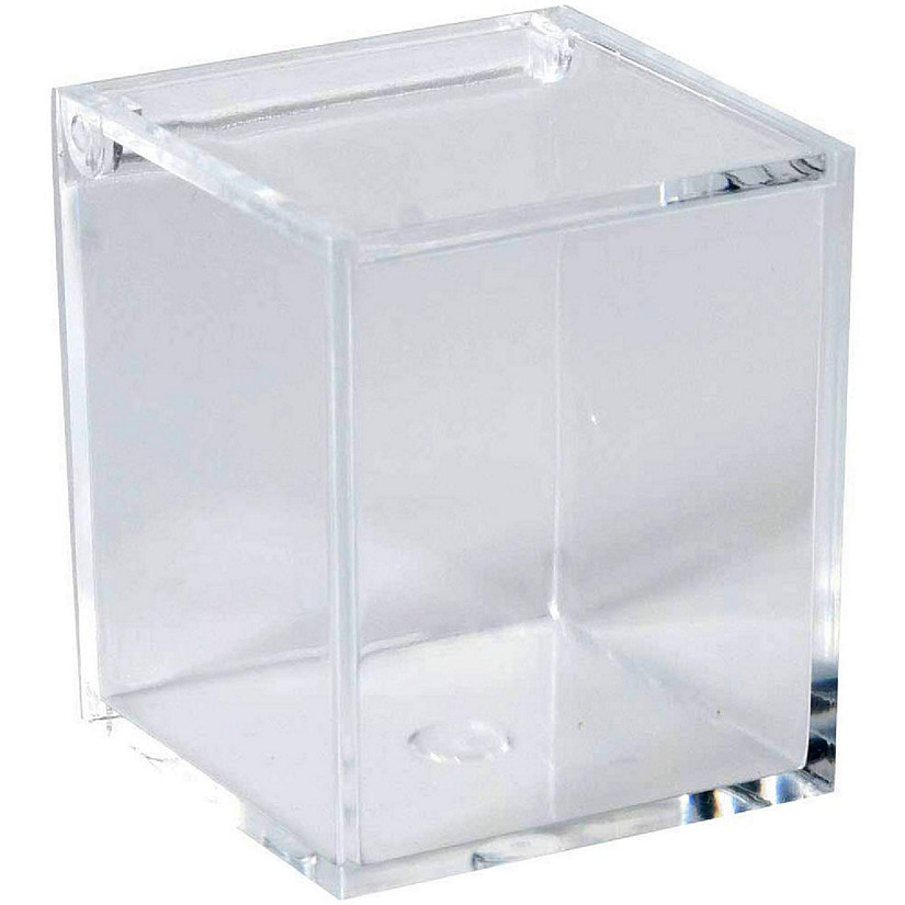 Clear Acrylic Boxes 12 Pack 2.36''X2.36''X2.76'' Image