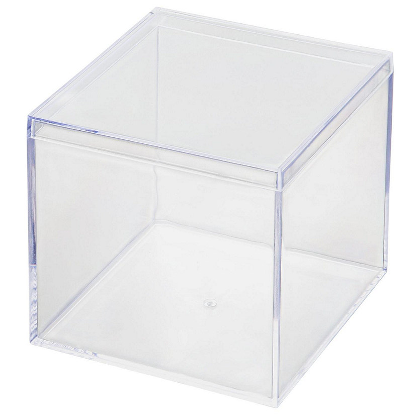 Clear Acrylic Boxes 3x3x3 8 Pack Image