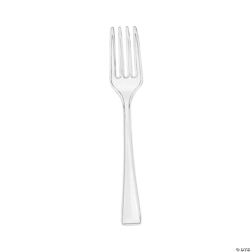 Clear Mini Plastic Disposable Tasting Forks (408 Forks) Image