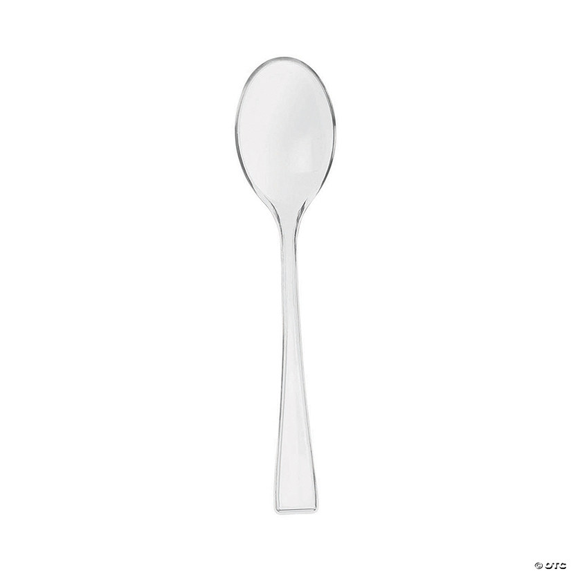 Clear Mini Plastic Disposable Tasting Spoons (408 Spoons) Image