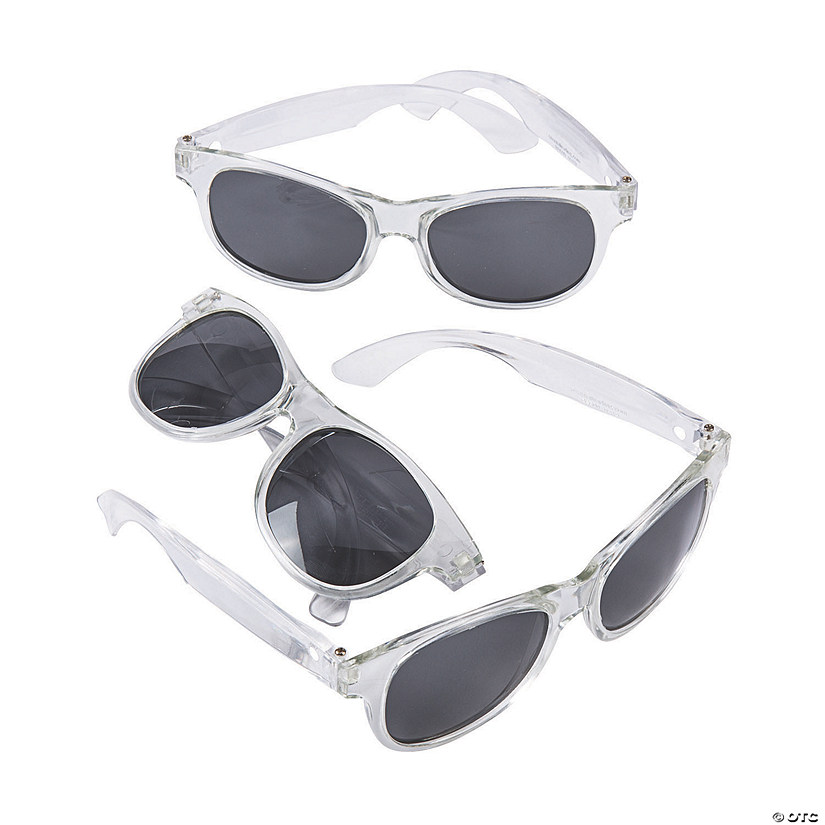 Clear Nomad Sunglasses - 12 Pc. Image