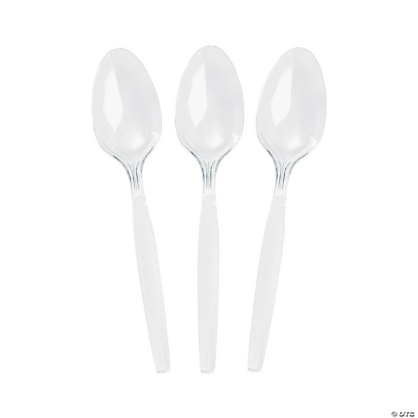 Clear Party Plastic Spoons Oriental Trading