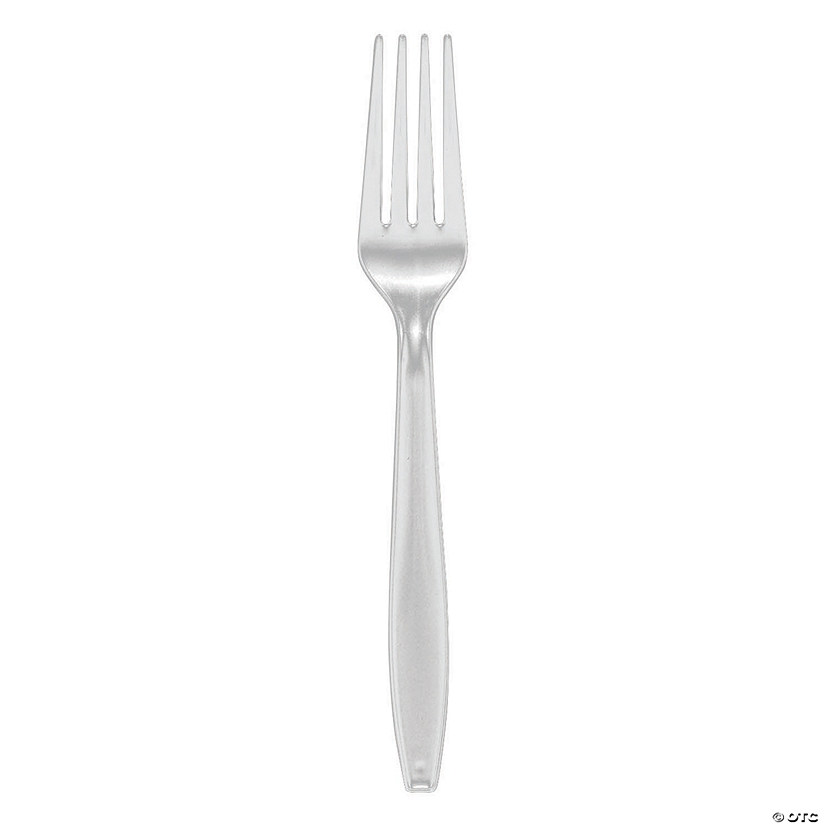Clear Plastic Disposable Forks (1000 Forks) Image