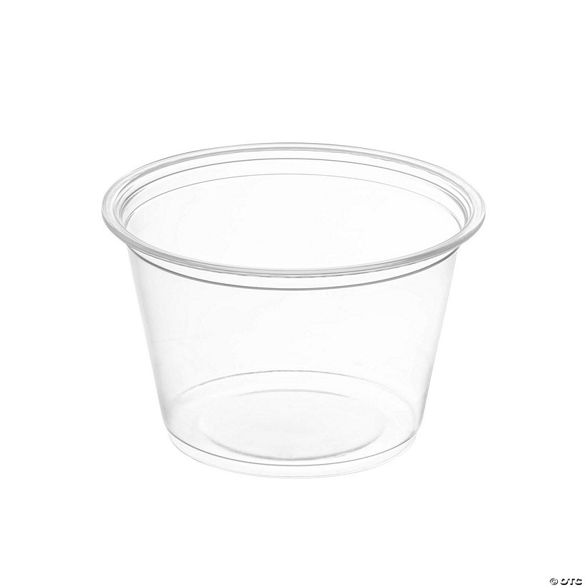 Clear Plastic Portion / Souffle cup 4oz - (1250 Cups) Image