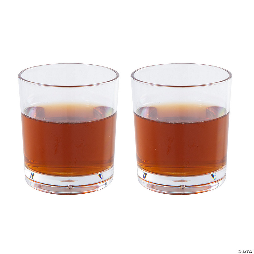 Clear Plastic Whiskey Glasses Image